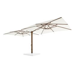 10' Sqaure Performance Dual Cantilever Umbrella