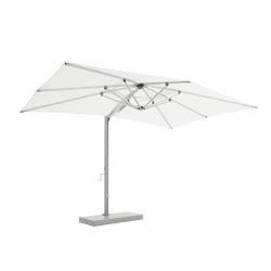 8' Rectangular Performance Cantilever Umbrella, Powder Coat Aluminum Finish