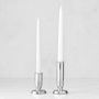 Heirloom Silver Taper Holder