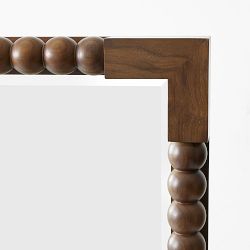 Williams Sonoma Home x Sheila Bridges Turned Walnut Mirror