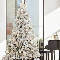Balsam Hill Most Realistic Frosted Balsam Fir Faux Tree, 7.5'-9'
