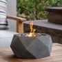 TerraFlame Geo Tabletop Fire Bowl (11&quot;)