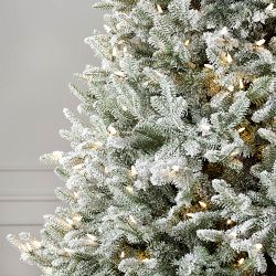 Balsam Hill Most Realistic Frosted Balsam Fir Faux Tree, 7.5'-9'