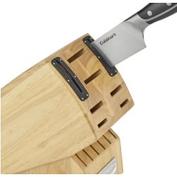 Cuisinart Nitrogen-Infused Stainless-Steel Knife Block with Built in Sharpener, Set of 15
