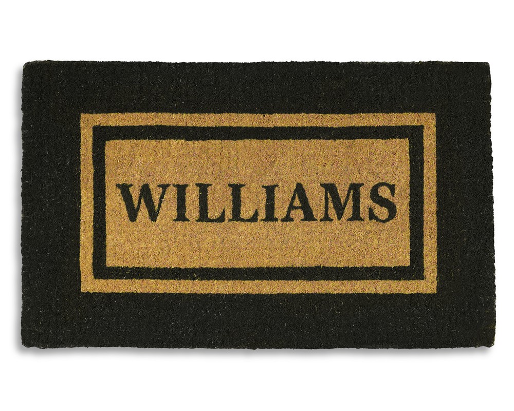 Personalized Double Border Doormat