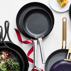 SCANPAN&#174; TSS+ Stainless-Steel Nonstick 2-Piece Fry Pan Set