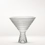 Jupiter Martini Glasses, Set of 4, Clear