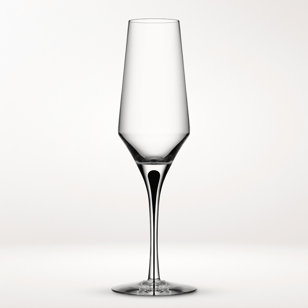 Orrefors Metropol Champagne Flutes, Set of 2