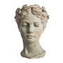 Female Bust Garden Planter, 10"