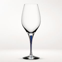 Orrefors Intermezzo Blue Wine Glass