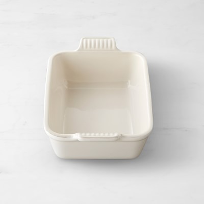 Le Creuset Heritage Stoneware Rectangular Dish, 7&quot; X 10 1/2&quot;, Matte White