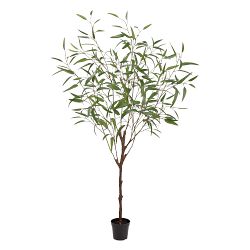 Faux Eucalyptus Tree in Pot, 70"