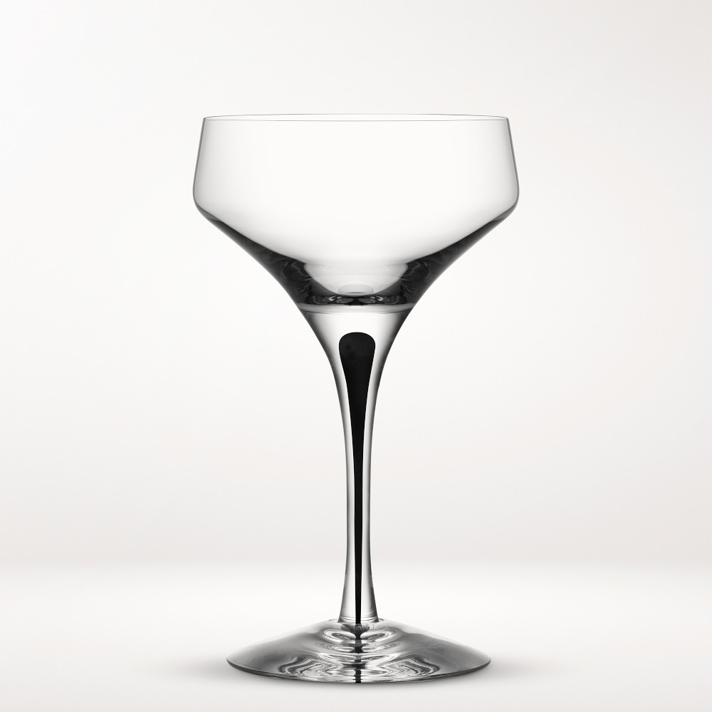 Orrefors Metropol Coupe Glasses, Set of 2