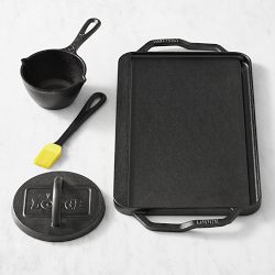 Lodge Seasoned Cast Iron Outdoor 4-Piece Cookware Set
