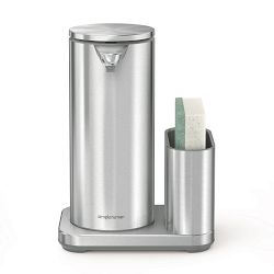 simplehuman&#8482; Rechargeable Liquid Sensor Pump with Sponge Caddy, 14-Oz.