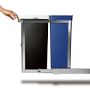 simplehuman&#8482; 35-L. Dual Compartment Under Counter Pull-Out Can