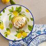 Lemon Outdoor Melamine Salad Plates, Set of 4