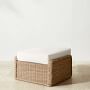AERIN x Williams Sonoma Home East Hampton Coffee Table Ottoman (28.5&quot;)