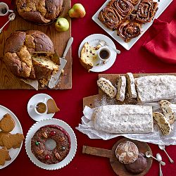 Dresden Stollen with Marzipan, Serves 8-10