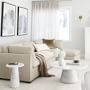 Laguna 3-Piece L-Shape Chaise Sectional with Ottoman (114&quot;-118&quot;)