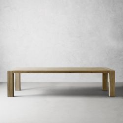 Montauk Parsons Rectangular Dining Table, Seadrift (82&quot;-118&quot;)