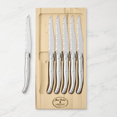 Jean Dubost Laguiole Steak Knives, Set of 6, Stainless-Steel