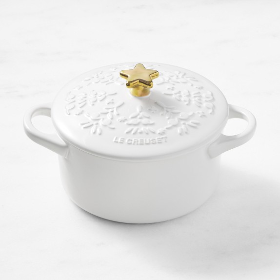 Le Creuset Noel Mini Cocotte with Star Knob, 24-Oz