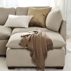 Laguna 3-Piece L-Shape Chaise Sectional with Ottoman (114&quot;-118&quot;)