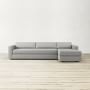 Carlton Square Arm 2-Piece L-Shape Chaise Sectional (126&quot;)