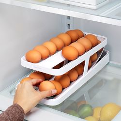 YouCopia RollDown Egg Dispenser, Double Track