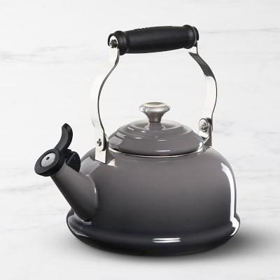 Le Creuset Classic Whistling Tea Kettle, Oyster Grey