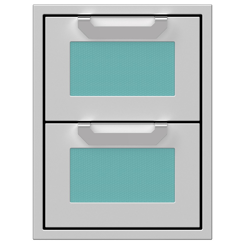 Hestan 16" Built In Marquise Double Drawers, Bora Bora