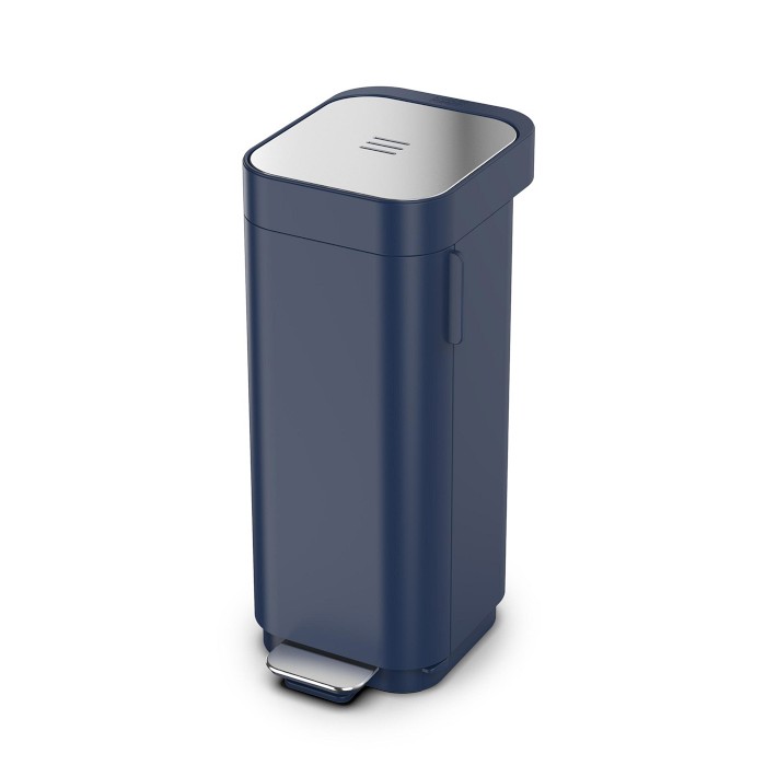 Joseph Joseph Porta 40L Easy Empty Pedal Bin, Midnight Blue