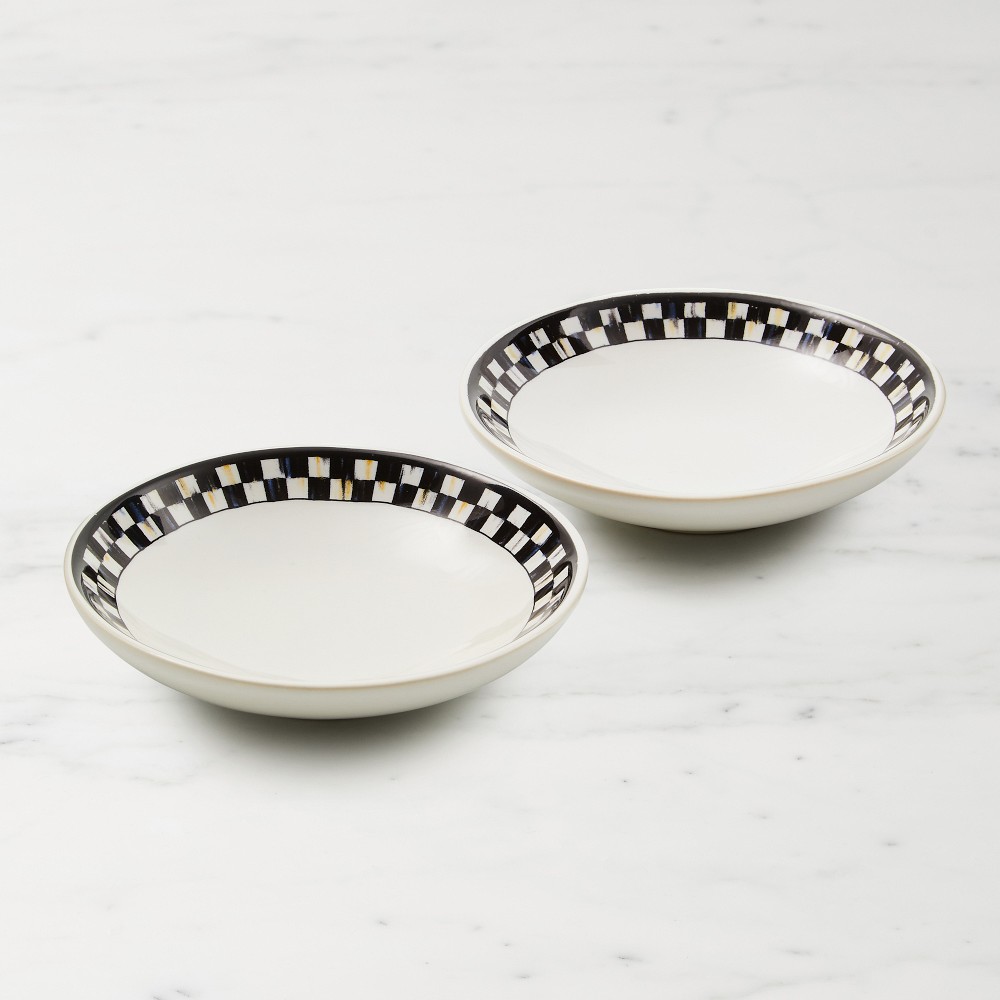 MacKenzie-Childs Everyday Stoneware Pinch Bowls, Set of 2