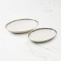 MacKenzie-Childs Everyday Stoneware Oval Platters, Set of 2