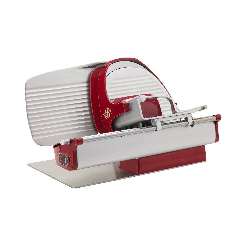 Berkel Home Line Plus 250 Electric Food Slicer, Red