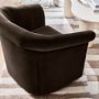 Arleta Roll Arm Swivel Chair