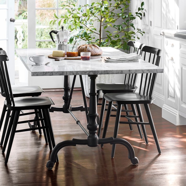 La Coupole Rectangular Iron Bistro Table (72&quot;)
