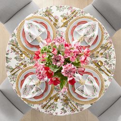 Painted Vine Round Tablecloth