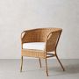 Topanga Armchair, Perennials Basketweave, Light Sand Cushion
