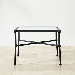 Bridgehampton Outdoor Side Table, Glass (25.5&quot;)