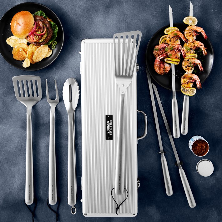 Williams Sonoma BBQ Tools, Set of 8 | Williams Sonoma