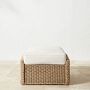 AERIN x Williams Sonoma Home East Hampton Coffee Table Ottoman (28.5&quot;)