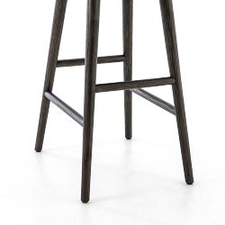Andalusia Upholstered Saddle Backless Stool