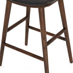Andalusia Upholstered Saddle Backless Stool