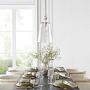 Chain Link Pendant, White Linen