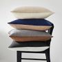 Reversible Double Face Solid Cashmere Pillow Cover