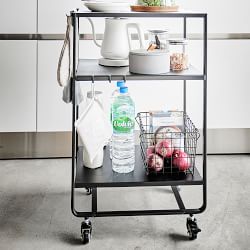 Yamazaki Home Tower Rolling Utility Cart