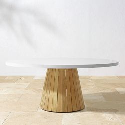 Balboa Oval Fiberstone Dining Table (72&quot;)