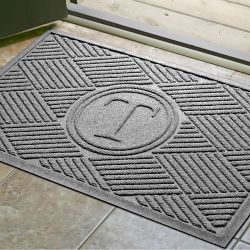 Waterhog Diamonds Commercial Grade Indoor/Outdoor Monogram Doormat, 2' X 3'